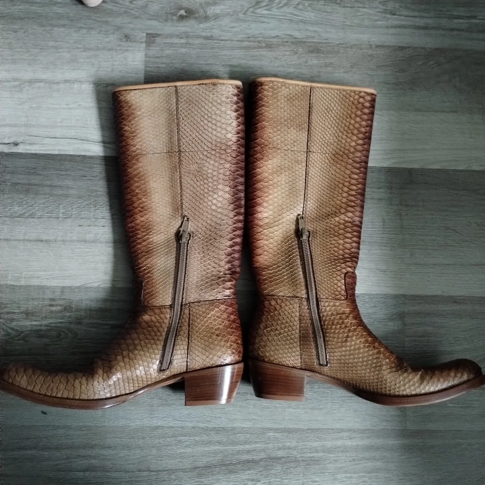Prada Python Boots 10